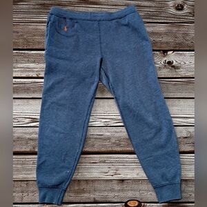 Polo Ralph Lauren Men's M Blue Jogger sweat Pants Drawstring Leg Pockets size M